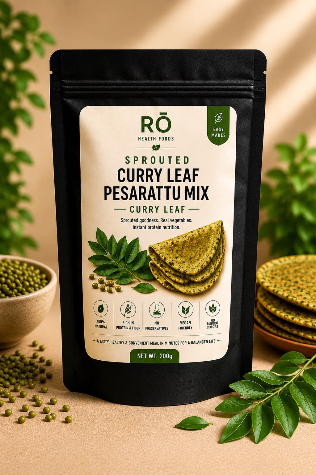 Curry Leaf Pesarattu Mix
