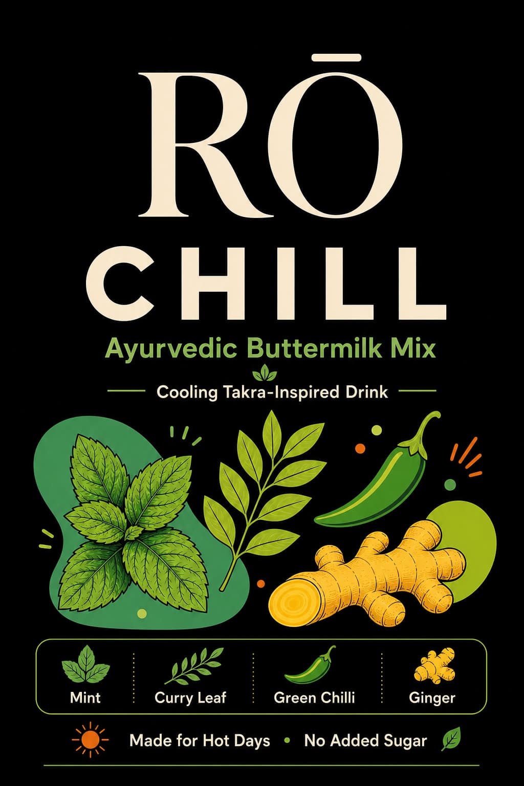 RŌ Chill Ayurvedic buttermilk mix